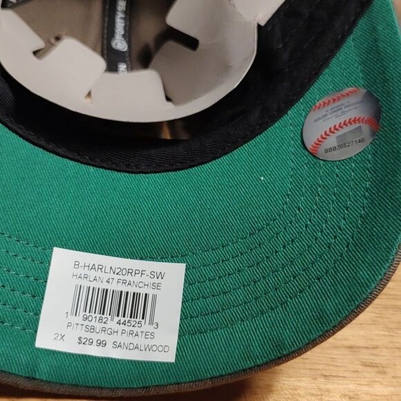 47 Brand Pittsburgh Pirates Camo XXL Stretchfit Hat - New - Picture 8 of 9